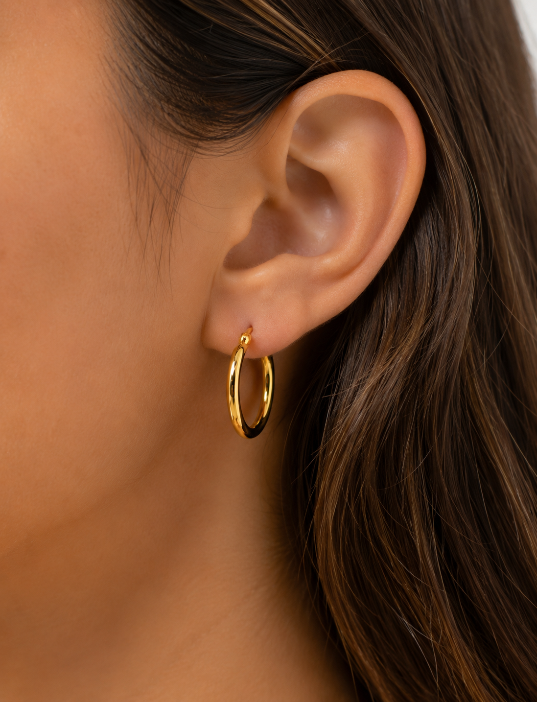 Argollas Clásicas Oro 14K – 21 mm