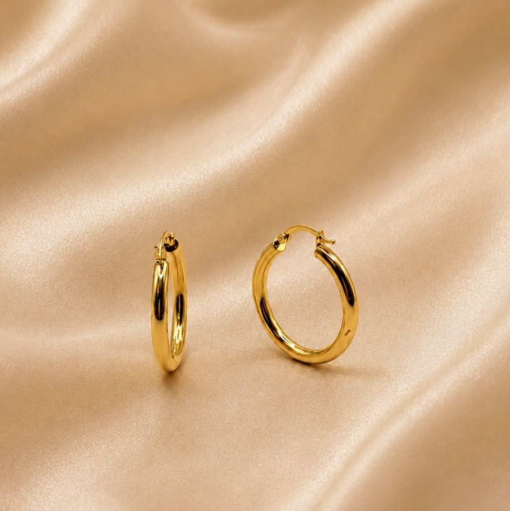 Argollas Clásicas Oro 14K – 21 mm