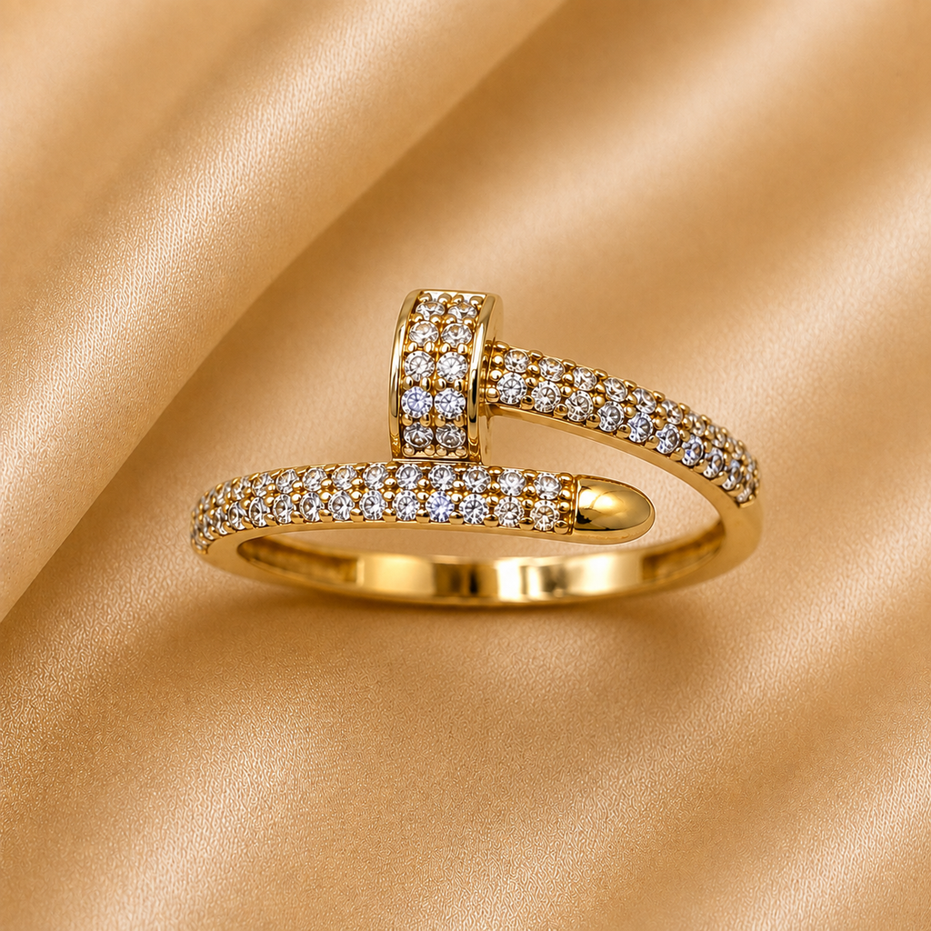 NAIL RING 18K GOLD