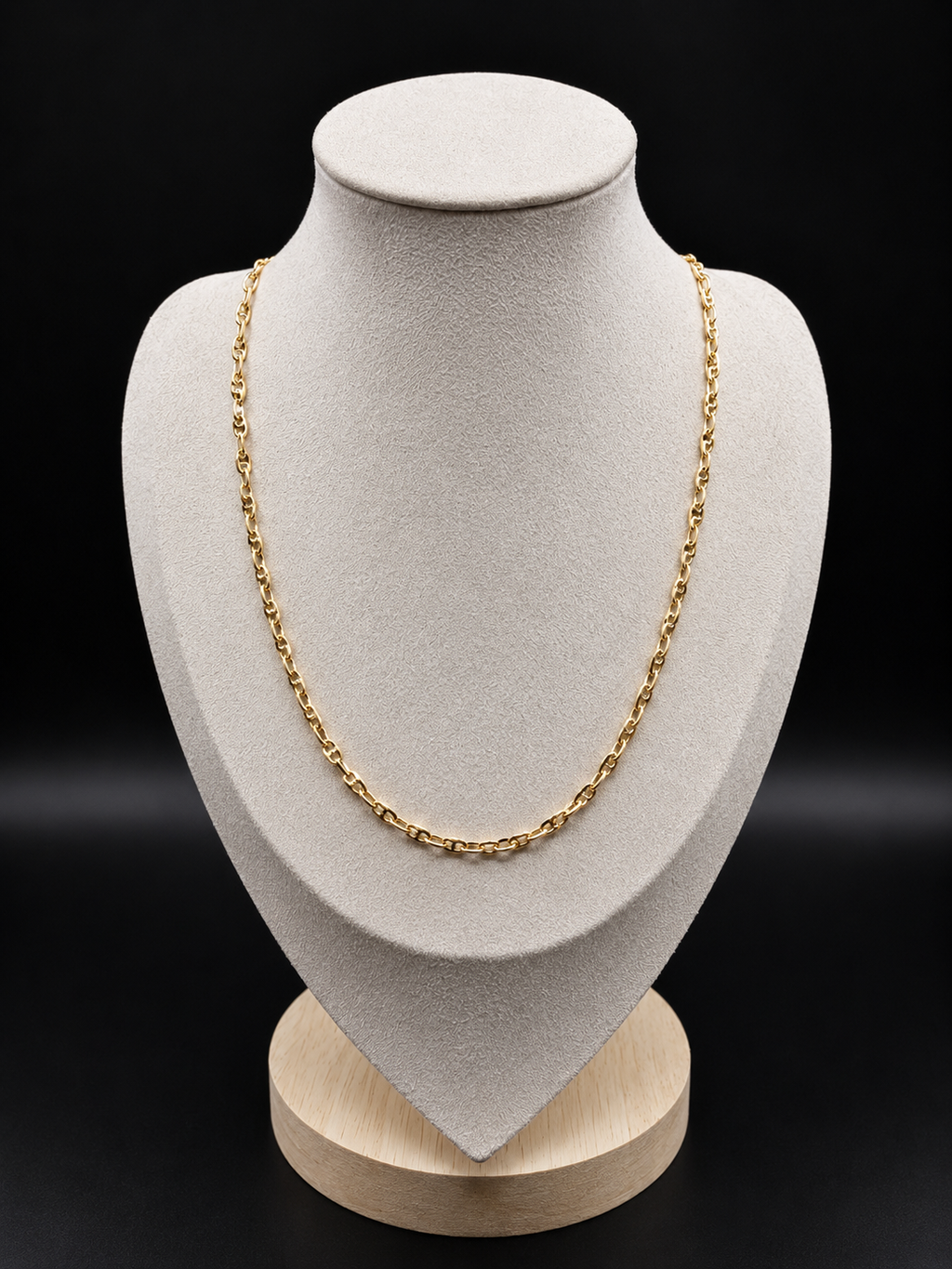 18K Gold Gucci Chain – 4 mm x 50 cm