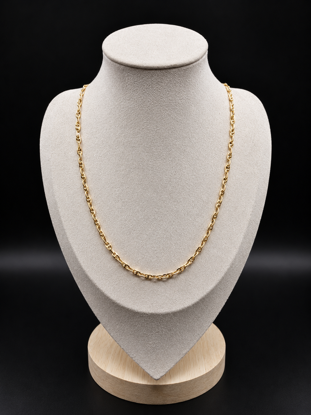 18K Gold Gucci Chain – 4 mm x 50 cm