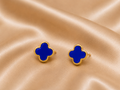 BLUE FLOWER EARRING
