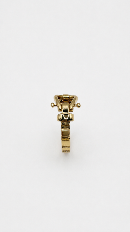 18K GOLD HORSESHOE RING