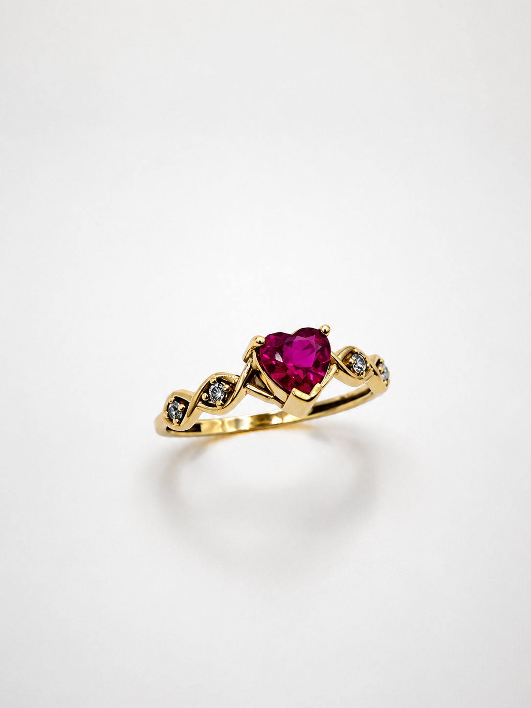 Anillo Corazón Oro 14kl