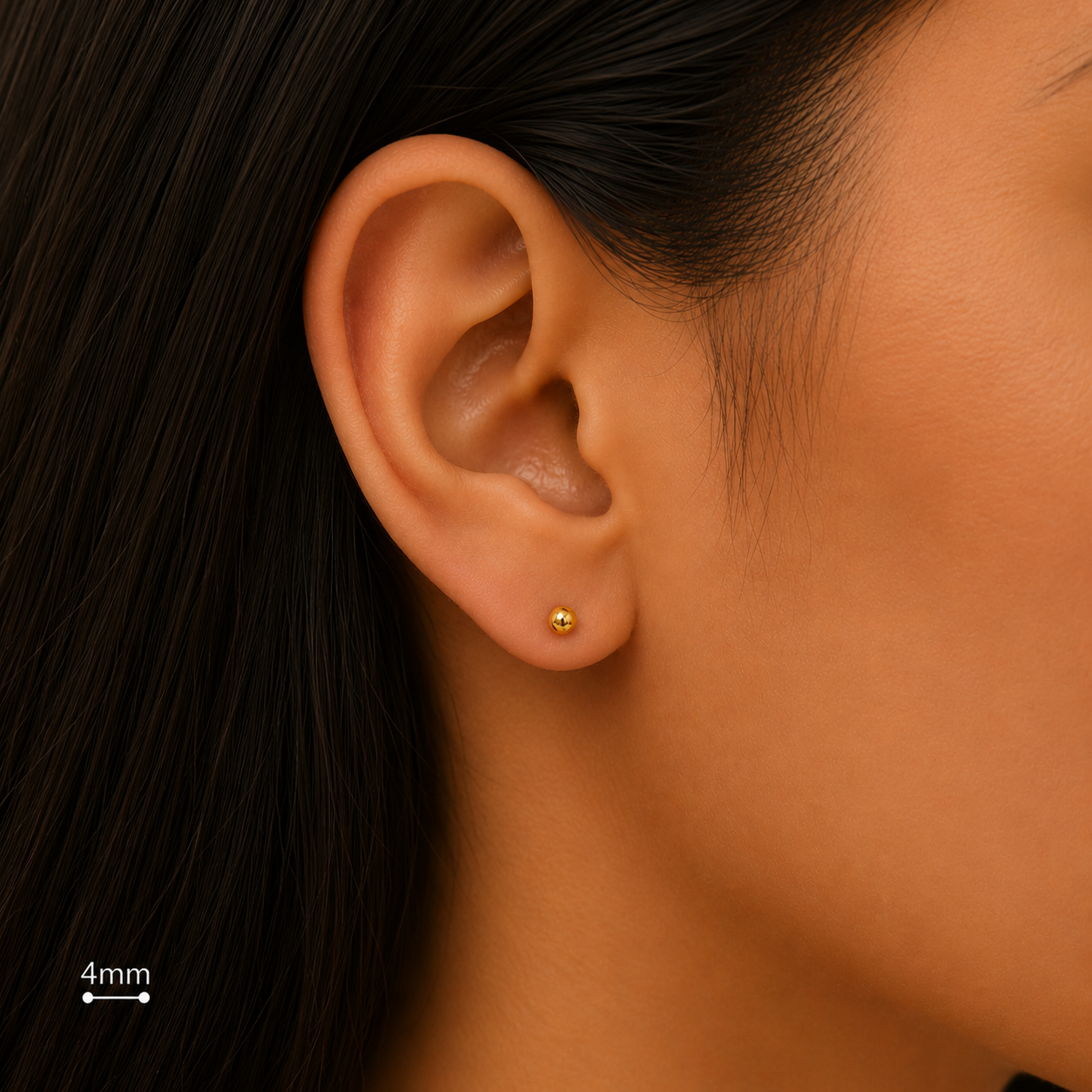 Ball Stud Earrings
