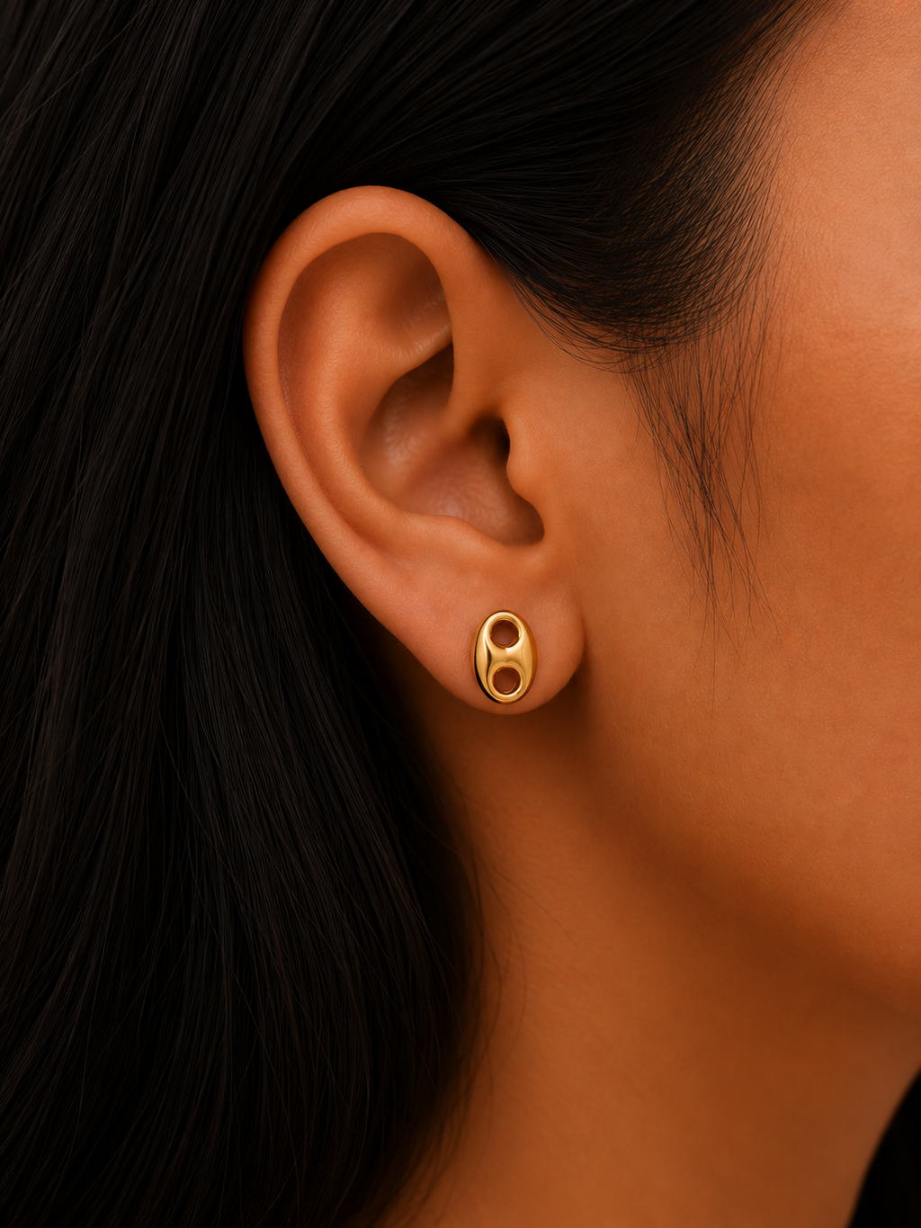 GUCCI FLAT EARRING