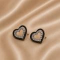 HEART EARRINGS WITH ZIRCONIA