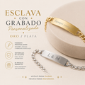 Engraved Bangle Bracelet — Gold / Silver