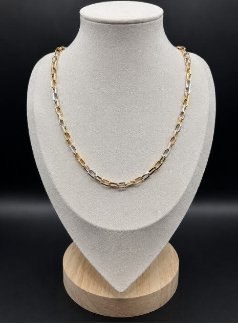 TRICOLOR PAPERCLIP CHAIN