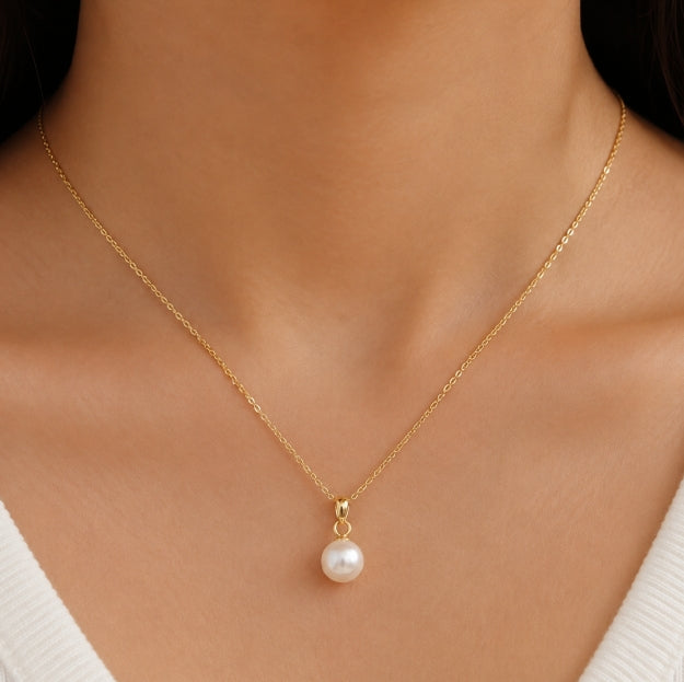 PEARL CHARM NECKLACE